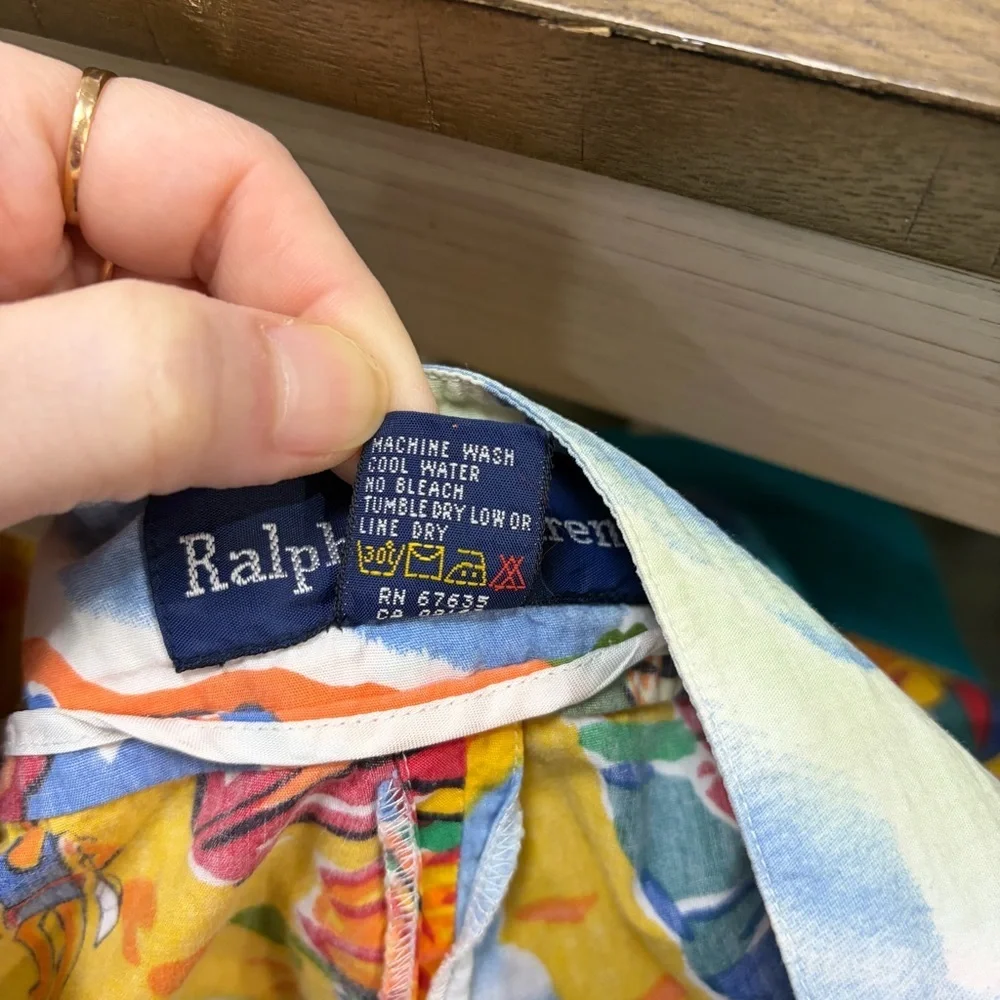 Vtg RALPH LAUREN POLO BEACH BOAT SKI BEAR STADIUM Shorts Womens Sz 8 Retro Beach - Picture 8 of 12